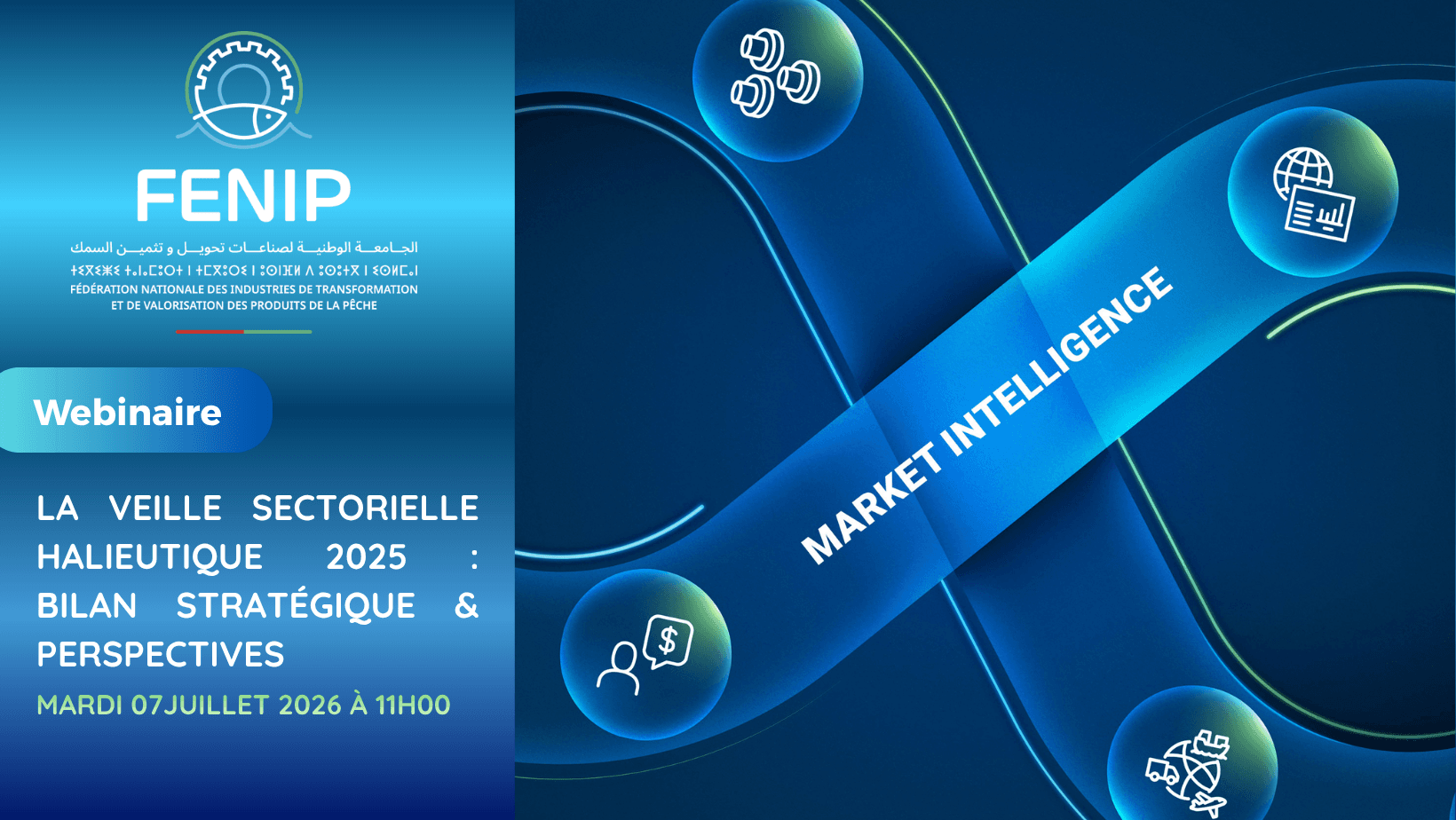 Webinaire sur la veille sectorielle halieutique 2025 : Bilan stratégique & perspectives 