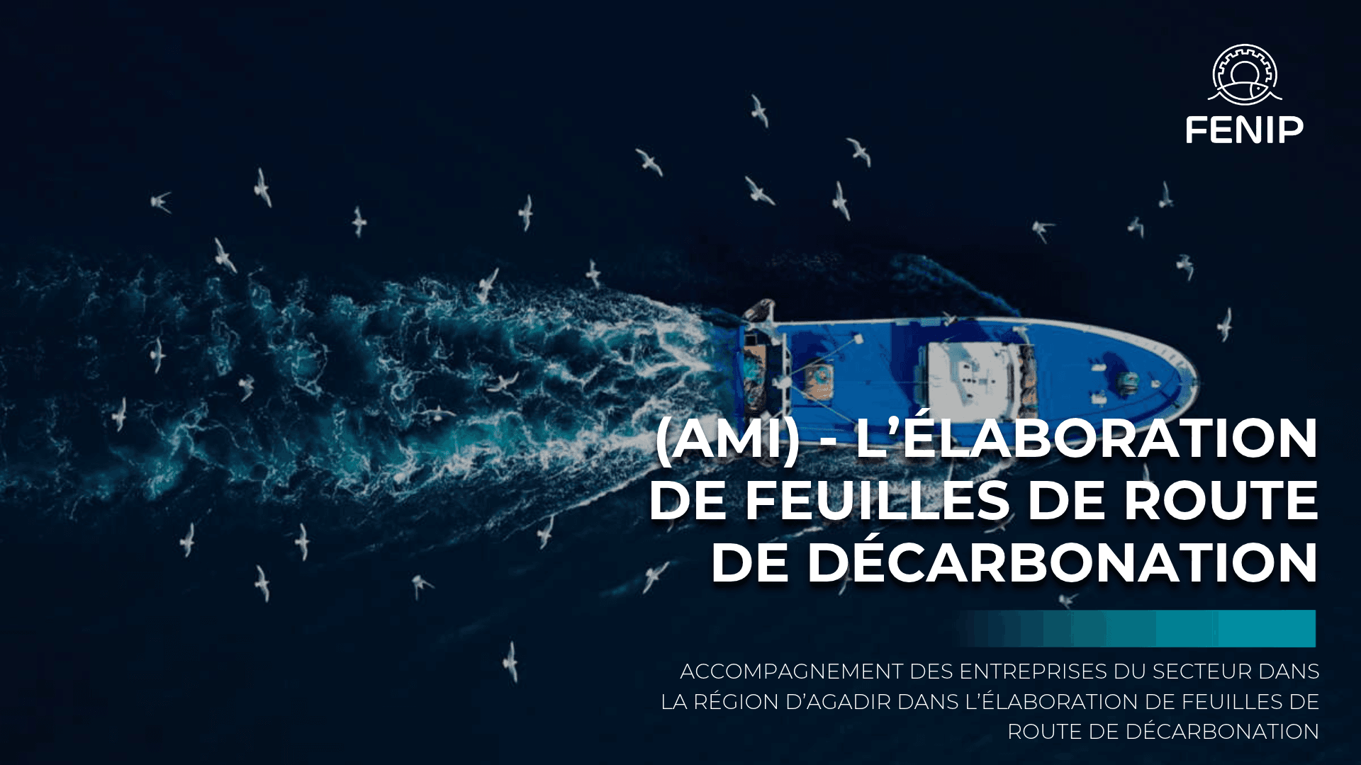 Appel à Manifestation d’Intérêt (AMI) : Accompagnement des entreprises du secteur halieutique dans la région d’Agadir dans l’élaboration de feuilles de route de décarbonation