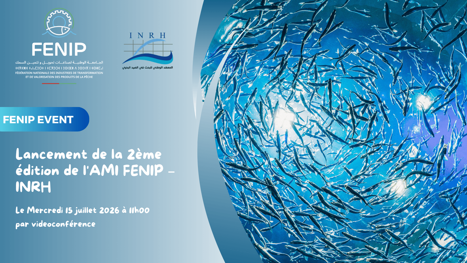 الندوة الإلكترونية لإطلاق الدورة الثانية من طلب إبداء الاهتمام (AMI) FENIP–INRH